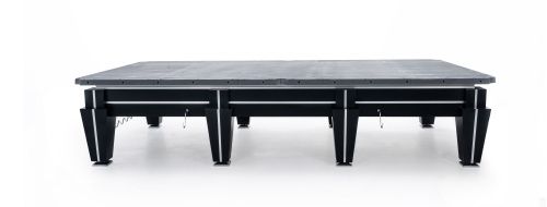 Бильярдный стол для снукера "Magnum Pro" (12 футов, черный, сланец 50 мм в комплекте) с системой подогрева плит